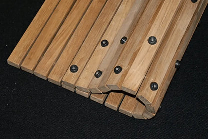 SaniSupreme SuperiorLine Teak badmat rechthoek oprolbaar 40 x 60 cm