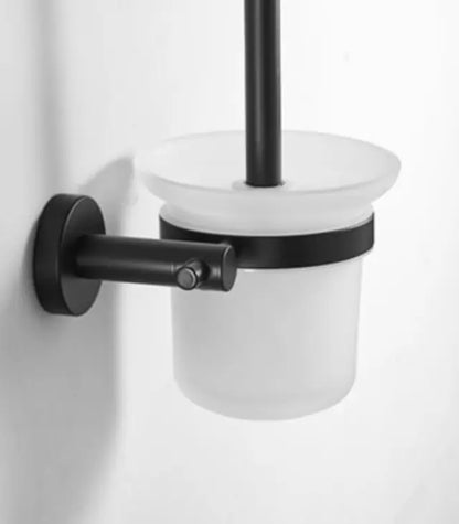 SaniSupreme Toiletborstel Yosemite, mat glas, mat zwarte houder