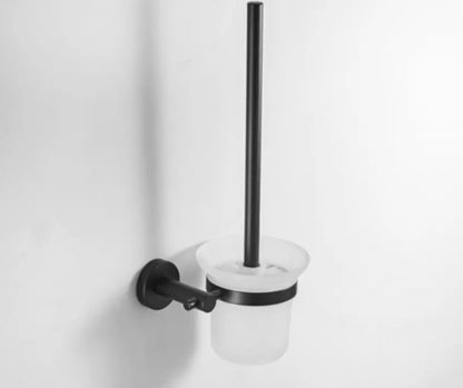 SaniSupreme Toiletborstel Yosemite, mat glas, mat zwarte houder