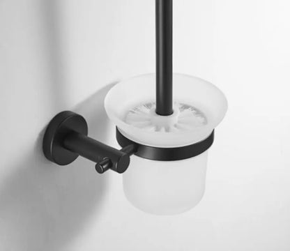 SaniSupreme Toiletborstel Yosemite, mat glas, mat zwarte houder