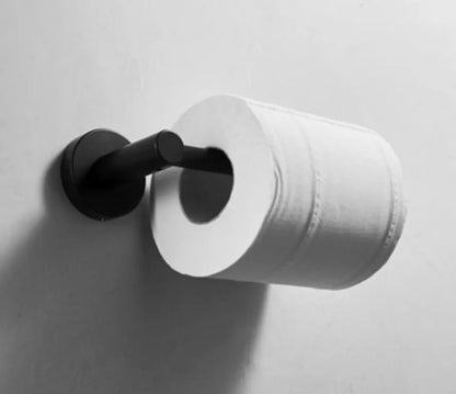 SaniSupreme Toiletrolhouder messing mat zwart