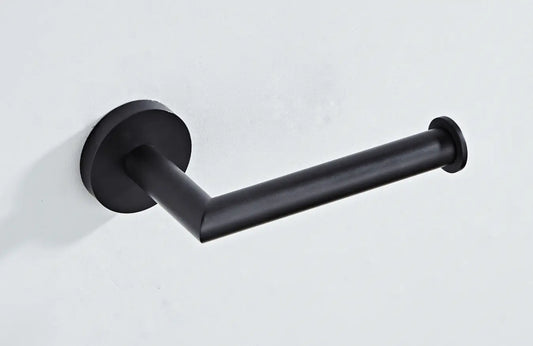 SaniSupreme Toiletrolhouder messing mat zwart