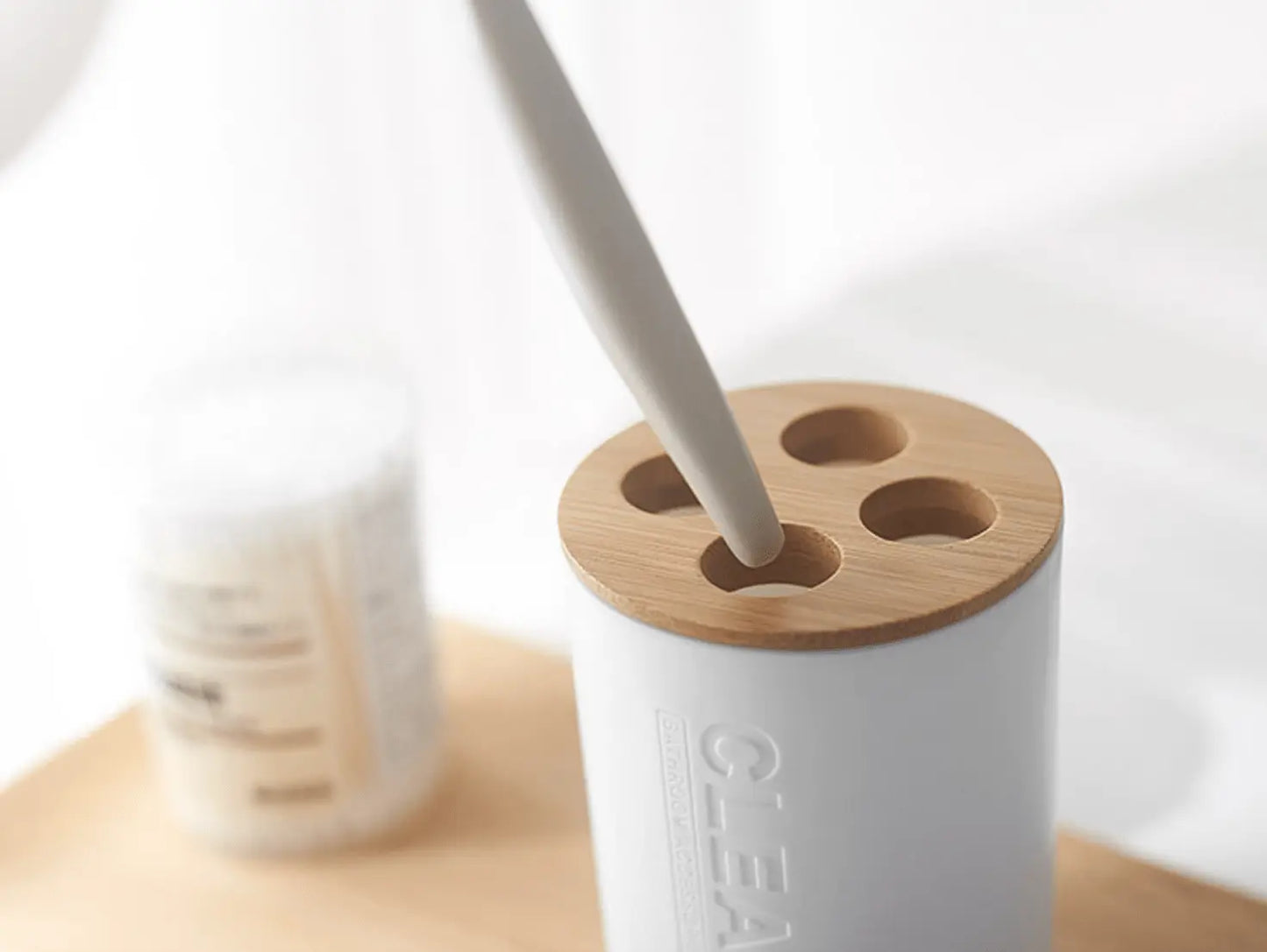 SaniSupreme Toiletset Badkamerset 5 Delig - Toiletaccessoires Set - Wit