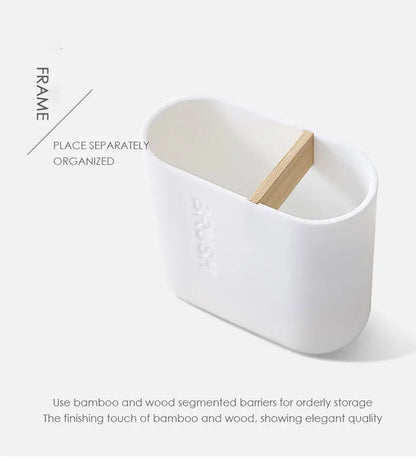 SaniSupreme Toiletset Badkamerset 5 Delig - Toiletaccessoires Set - Wit