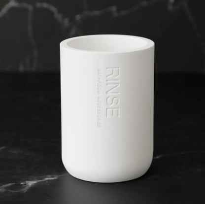 SaniSupreme Toiletset Badkamerset 5 Delig - Toiletaccessoires Set - Wit