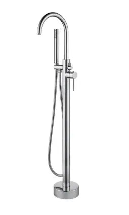 Sanisupreme Vrijstaande Badmengkraan Creavit Aloni met Handdouche Messing Chroom