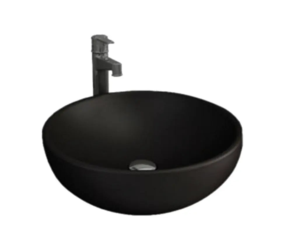 SaniSupreme Waskom Creavit Bocchi Bologna Zwart Mat 45 cm.