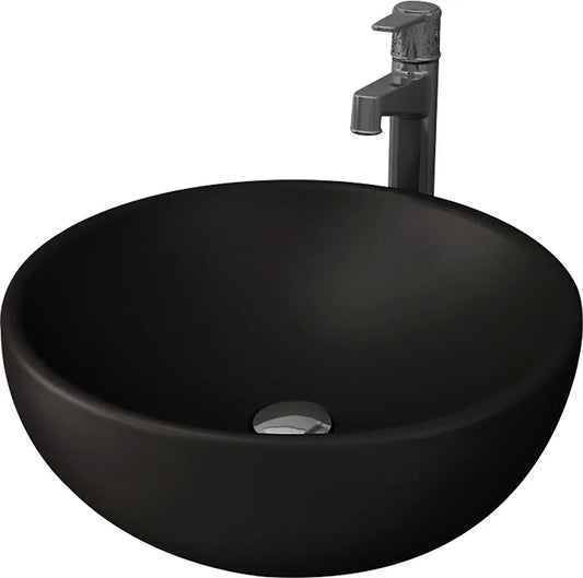 SaniSupreme Waskom Creavit Bocchi Bologna Zwart Mat 45 cm.