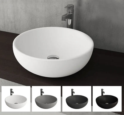 SaniSupreme Waskom Creavit Bocchi Bologna Zwart Mat 45 cm.