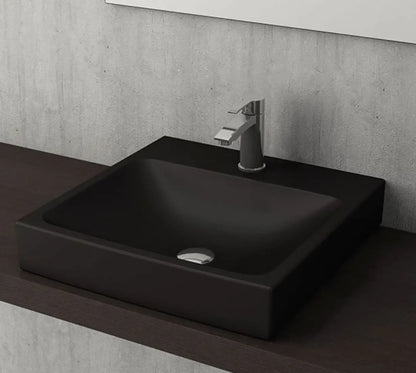 SaniSupreme Waskom Creavit Bocchi Superior Mat Zwart 48 cm.