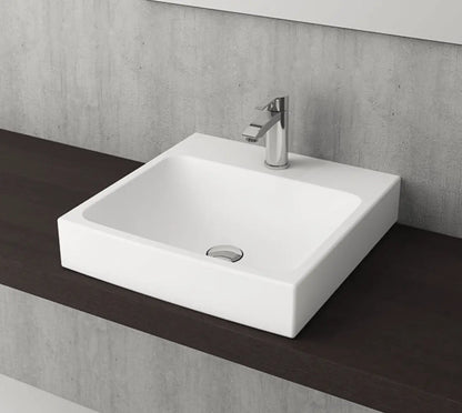 SaniSupreme Waskom Creavit Bocchi Superior Mat Zwart 48 cm.