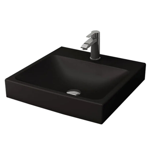 SaniSupreme Waskom Creavit Bocchi Superior Mat Zwart 48 cm.