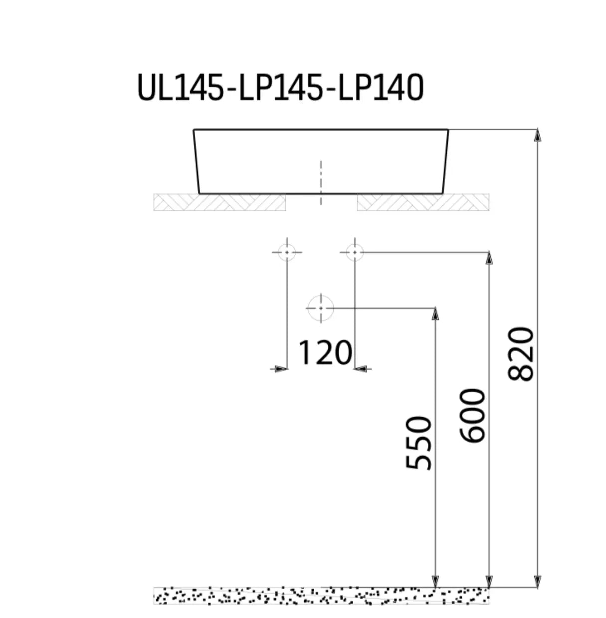 SaniSupreme Waskom Creavit LOOP 45 cm Glans Wit
