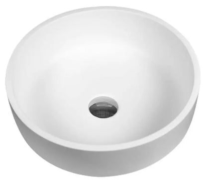 SaniSupreme Waskom Creavit Sun 40 cm Solid Surface Mat Wit