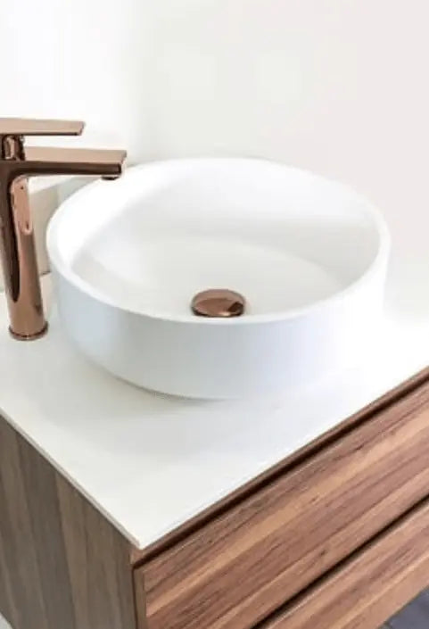 SaniSupreme Waskom Creavit Sun 40 cm Solid Surface Mat Wit