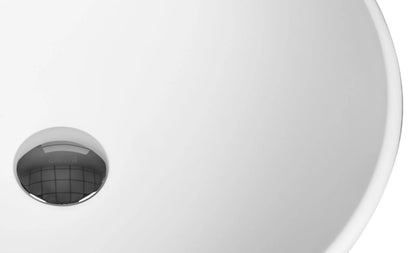 SaniSupreme Waskom Moon 42 cm Solid Surface Mat Wit