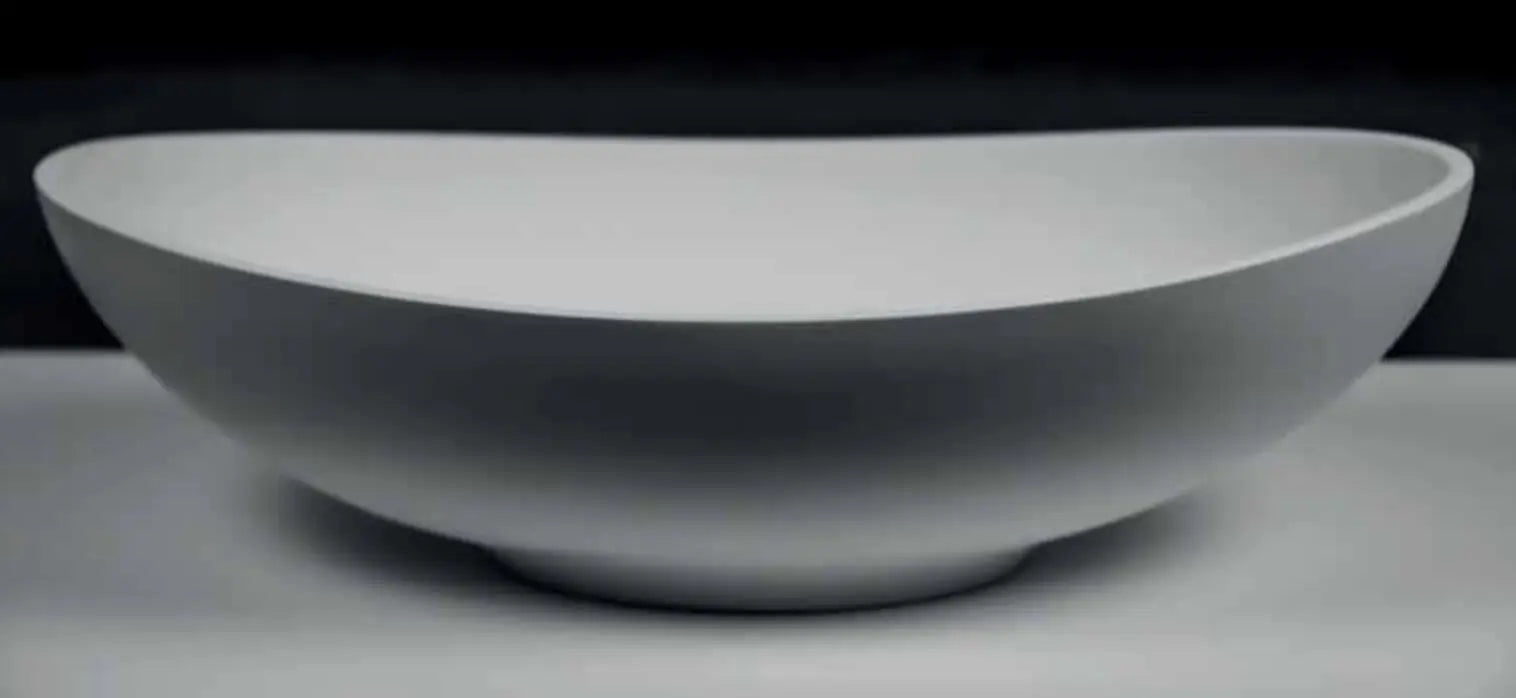 SaniSupreme Waskom OVAL 57x33x16 cm Mat Wit