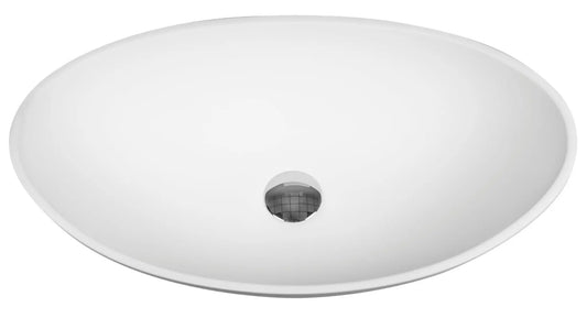 SaniSupreme Waskom OVAL 57x33x16 cm Mat Wit