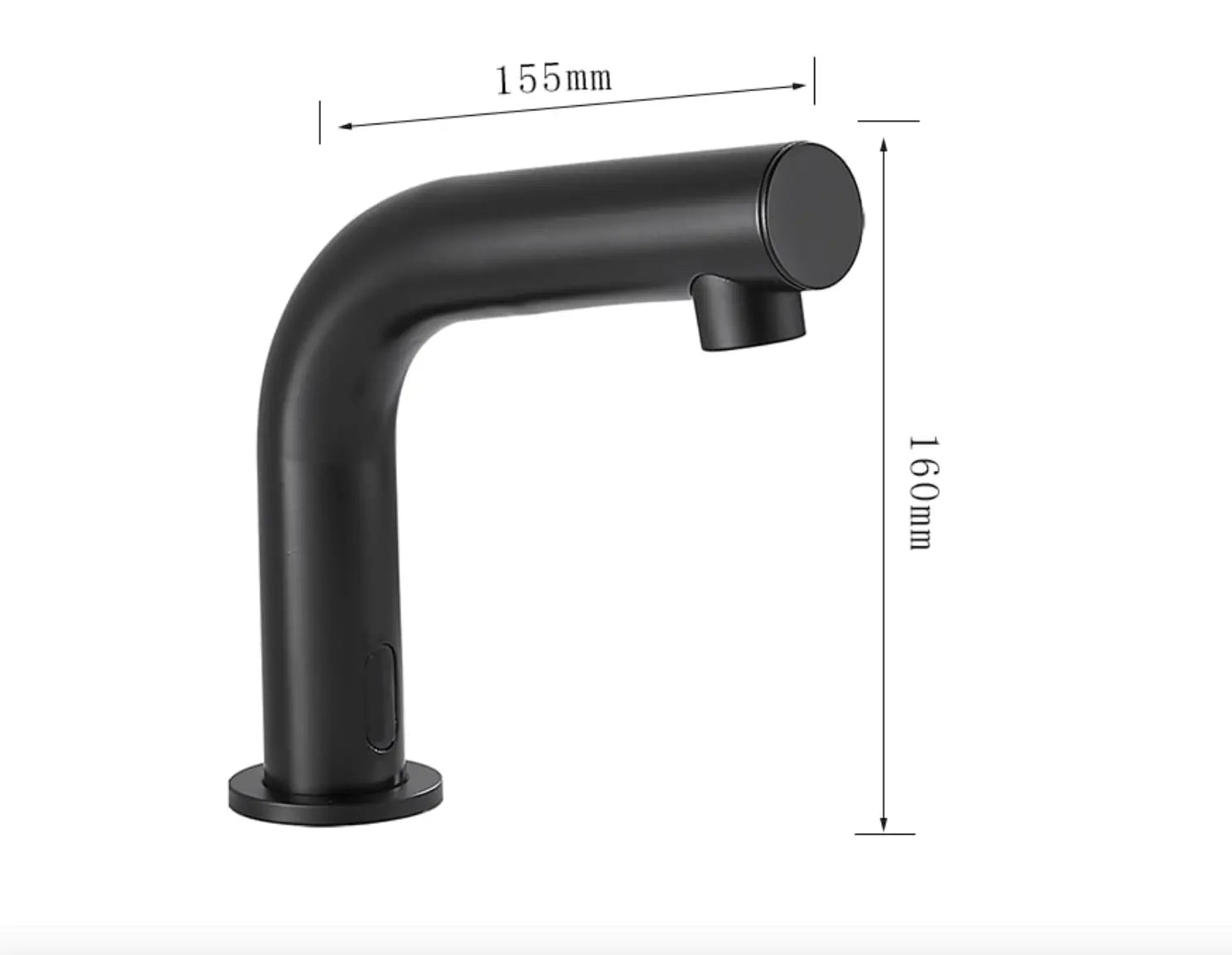 SaniSupreme Wastafel of Toiletkraan opbouw met automatische sensor 16 cm warm en/of koud water