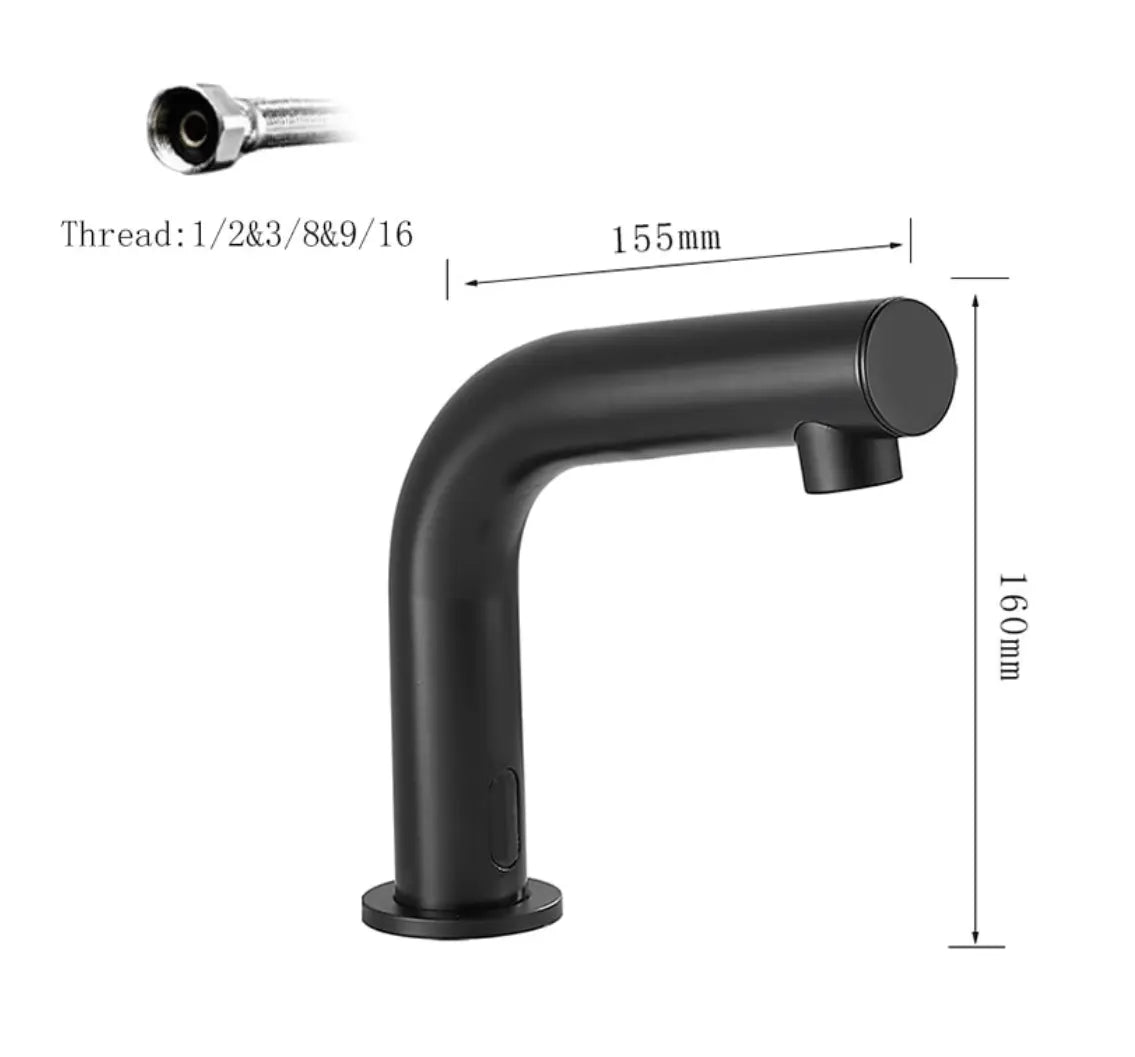 SaniSupreme Wastafel of Toiletkraan opbouw met automatische sensor 16 cm warm en/of koud water