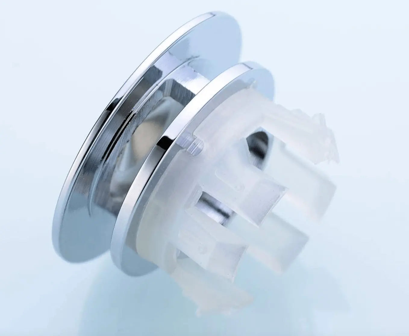 SaniSupreme Wastafel overloopring|chroom|messing|luxe versie