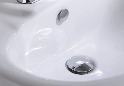 SaniSupreme Wastafel overloopring|chroom|messing|luxe versie