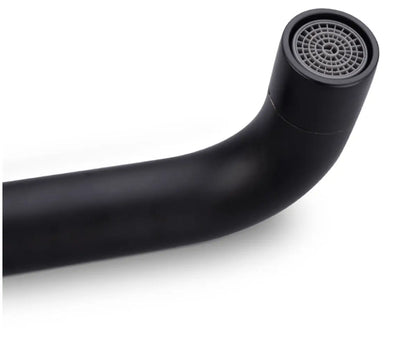 SaniSupreme Wastafelkraan Florence mat zwart inbouw 2 kranen Type II