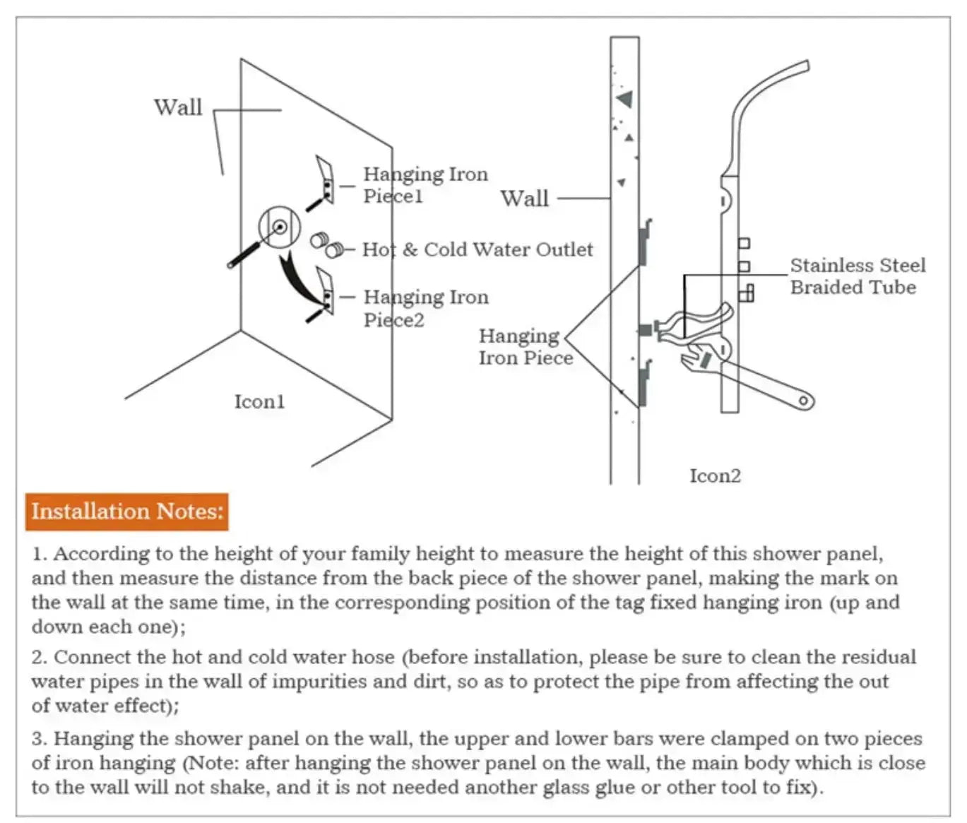 Tweedekans! Douchepaneel Opbouwdouche SaniSupreme® Sicilie met hand - en voetendouche LCD Premium rvs brushed TK4