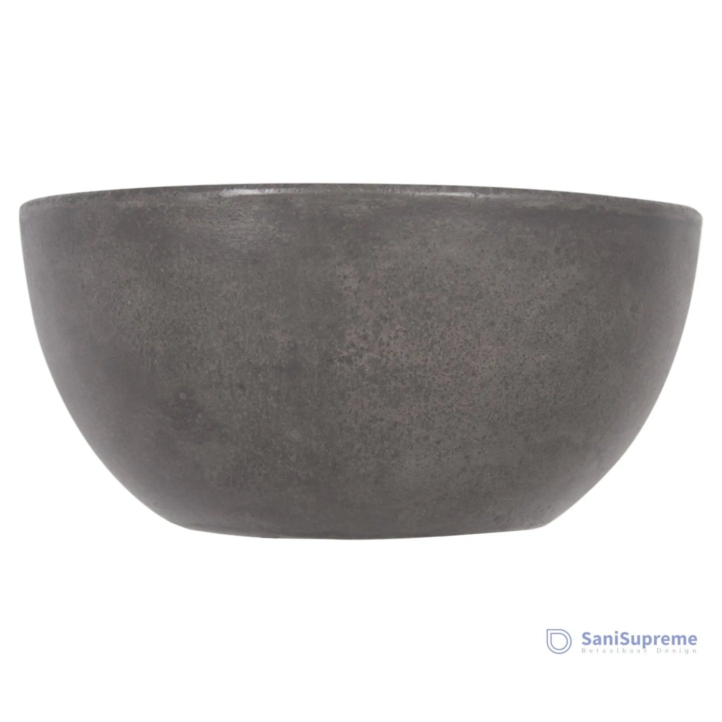 Waskom SaniSupreme® Napoli 25 x 11.5 cm Beton Grijs gratis verzending