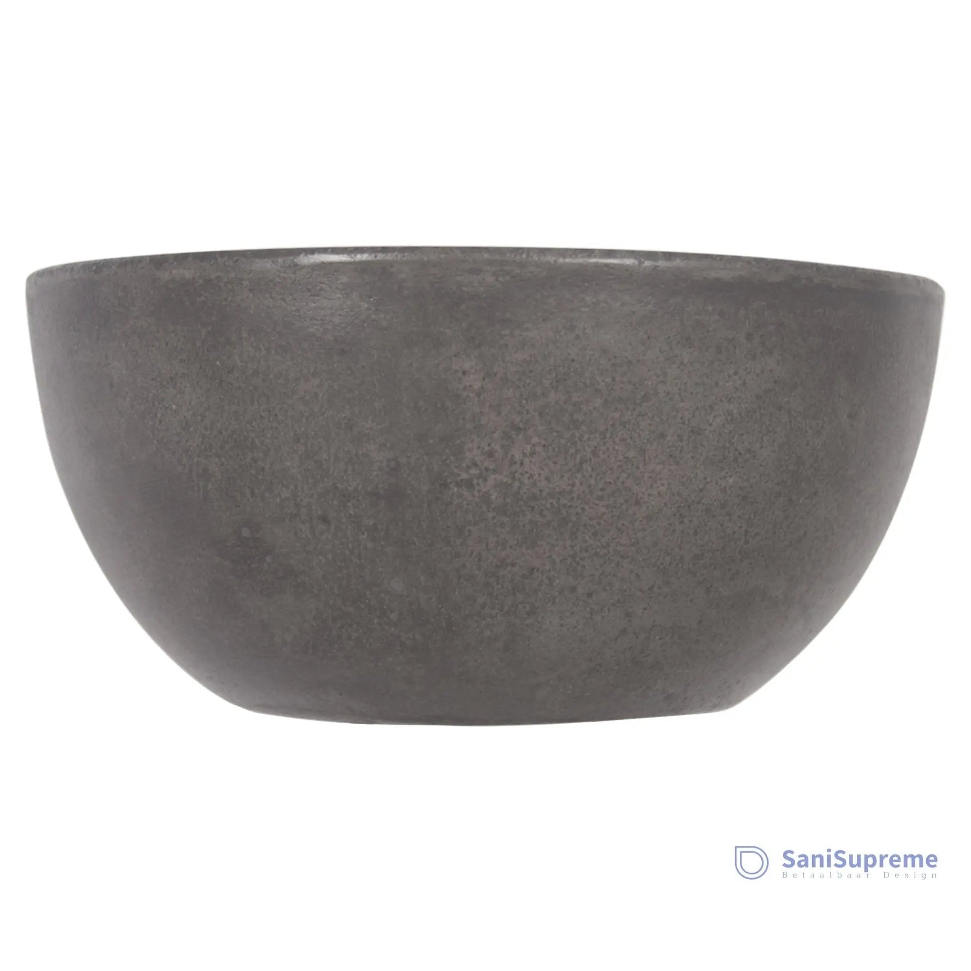 Waskom SaniSupreme® Napoli 25 x 11.5 cm Beton Grijs gratis verzending