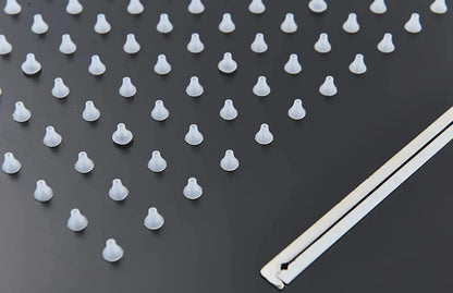 WEEK - PROMO: SaniSupreme SmartPulse Inbouw Plafond Thermostatische Doucheset Alicante 3 weg LED regendouche La Paz Mat Zwart