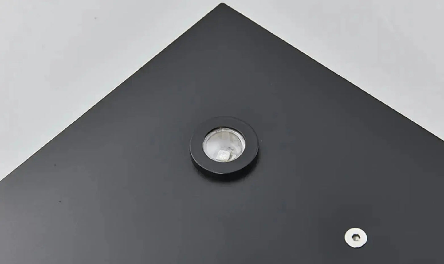 WEEK - PROMO: SaniSupreme SmartPulse Inbouw Plafond Thermostatische Doucheset Alicante 3 weg LED regendouche La Paz Mat Zwart